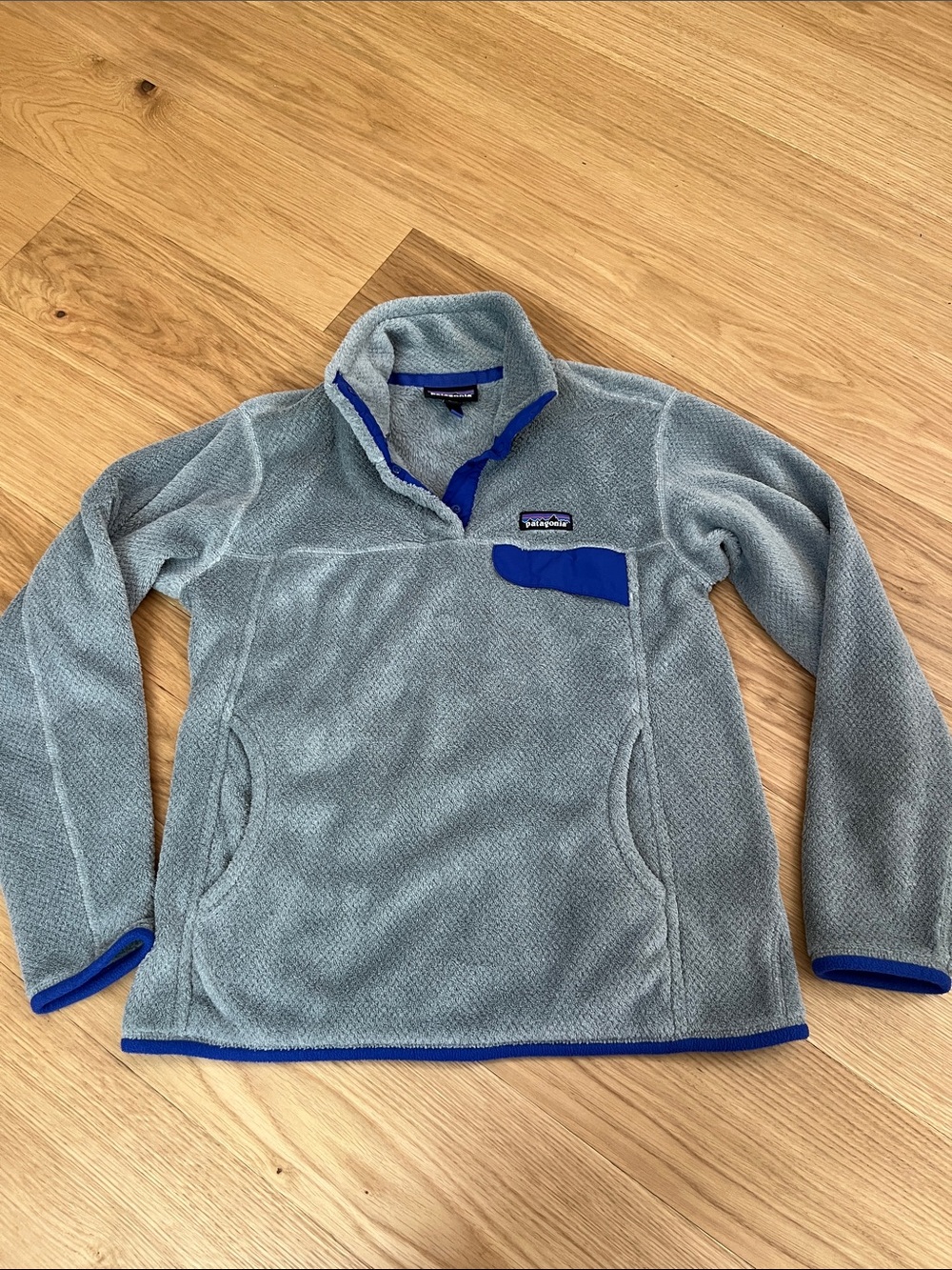 Patagonia Women’s Re-Tool Snap T Pullover Light Gray Fleece size M